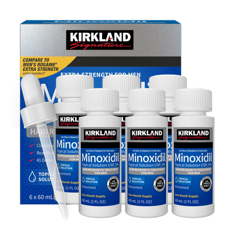 Caja de Minoxidil Kirkland 5% x 6 unidades