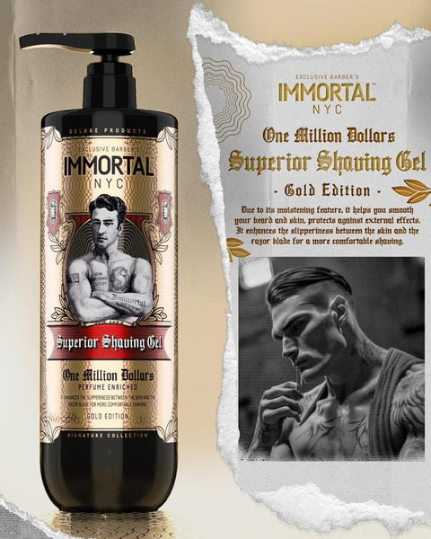 Gel para Afeitar Immortal One Million Dollars