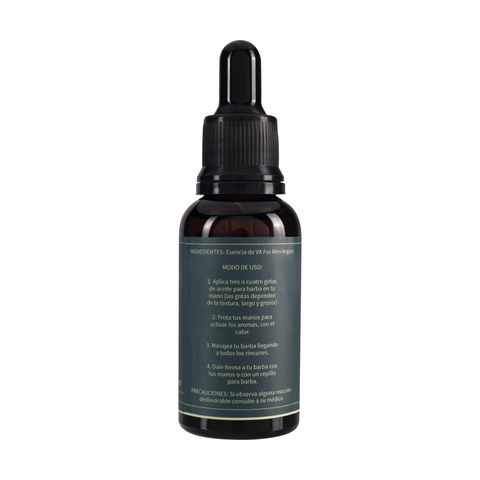 Aceite para Barba V8 Argán