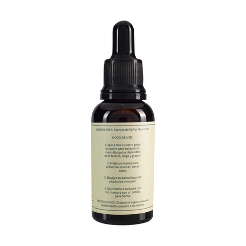 Aceite para Barba V8 Fresh