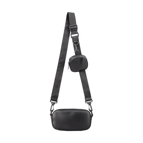 Bandolera Negra Minimalista