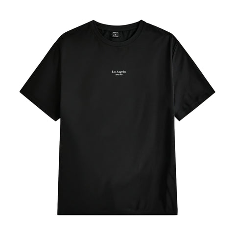 Camisetas Lisas Los Angeles Negro Café Caqui