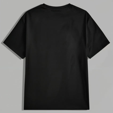 Camisetas Lisas Los Angeles Negro Café Caqui