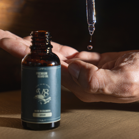 Aceite para Barba V8 Argán