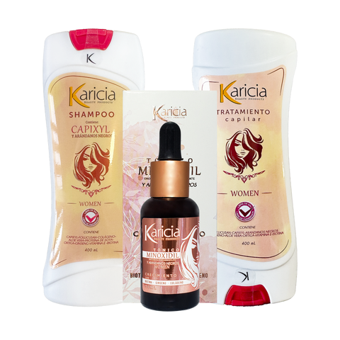 Combo - KIT Crecimiento Cabello Mujer Karicia