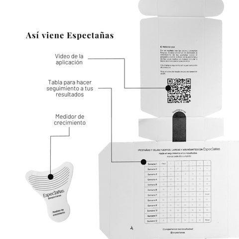 Espectañas - Crecimiento de pestañas
