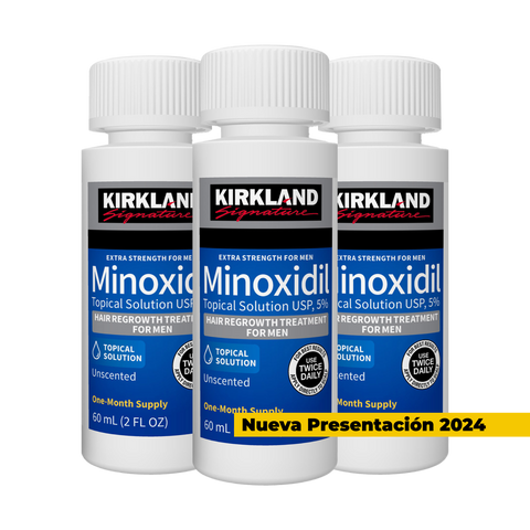 Minoxidil Kirkland 5% x 3 unidades