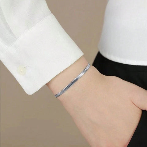 Pulsera Plateada Serpiente Verstappen