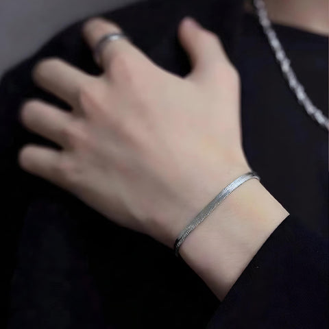 Pulsera Plateada Serpiente Verstappen