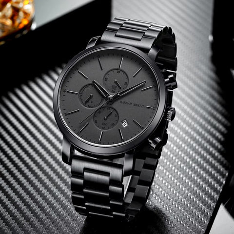 Reloj HM Vettel Negro | Blanco