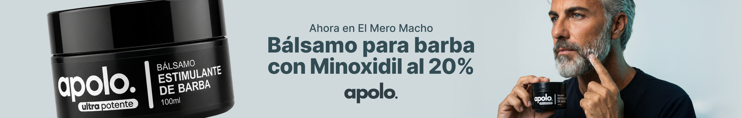 Apolo Bálsamo para barba con Minoxidil