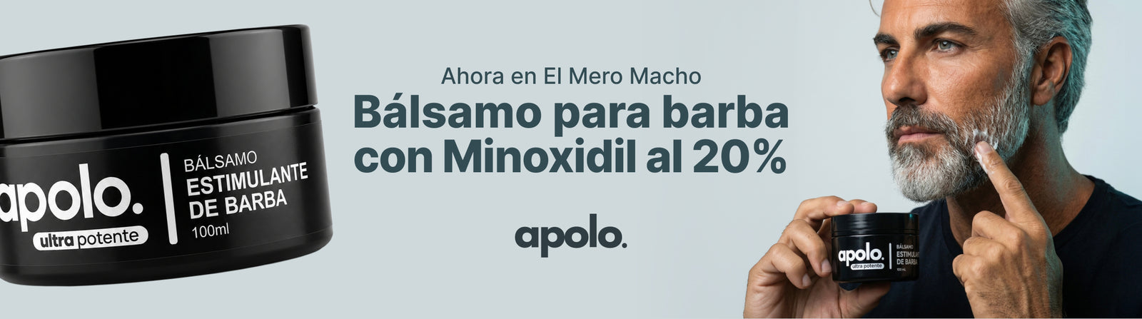 Apolo Bálsamo para barba con Minoxidil