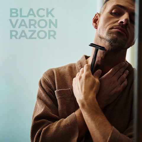 Barbera Varón Black Safety Razor