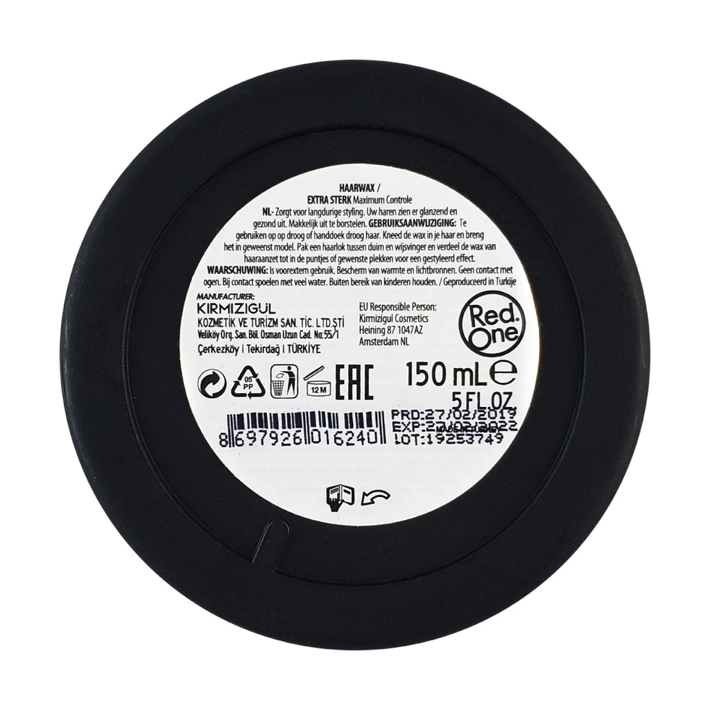 Cera Red One Black Aqua Hair Gel Wax