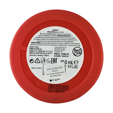 Cera Red One Roja Red Aqua Hair Gel Wax