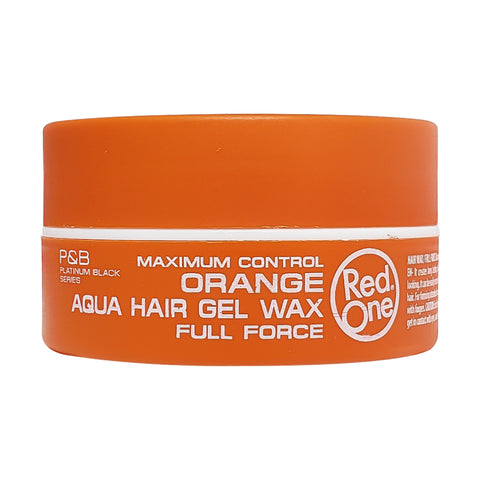 Cera Red One Naranja Aqua Hair Gel Wax