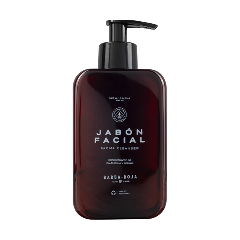 Jabón Facial Barba Roja 300ml.