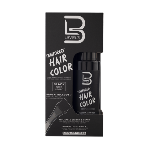 Tinte para cabello y barba L3VEL3 - Color Negro