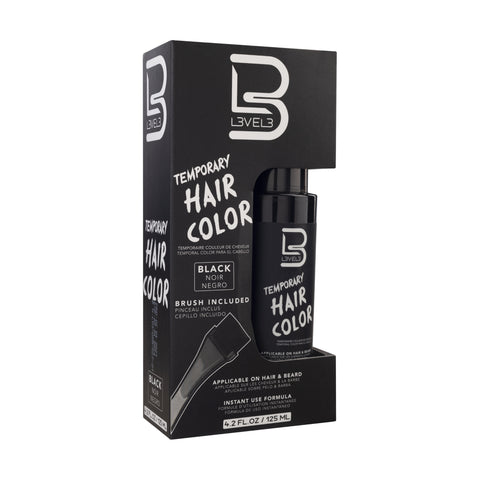 Tinte para cabello y barba L3VEL3 - Color Negro