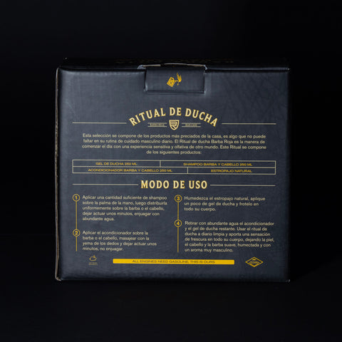 KIT Ritual de Ducha Barba Roja Grande 250ml