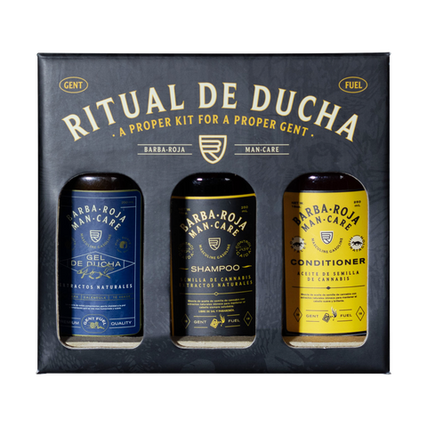 KIT Ritual de Ducha Barba Roja Grande 250ml