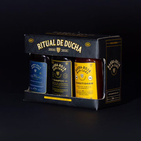 KIT Ritual de Ducha Barba Roja Grande 250ml