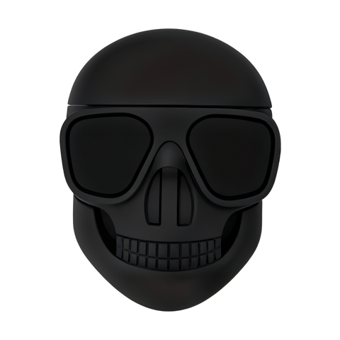 Estuche para AirPods 1/2 Calavera Negra