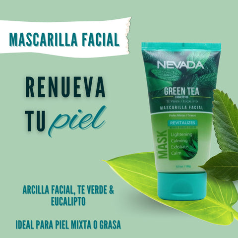 Mascarilla Facial Piel Grasa Nevada