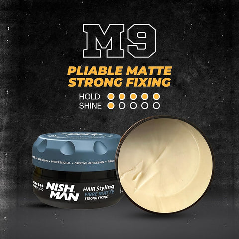 Cera Nishman M9 - Mate Fibrosa Fuerte