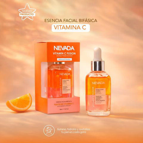 Suero Facial Nevada con Vitamina C Fusion Bifásica
