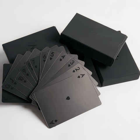 Baraja de Cartas Negras Poker
