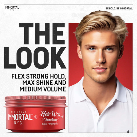 Cera Immortal NYC Roja Hair Wax Strawberry