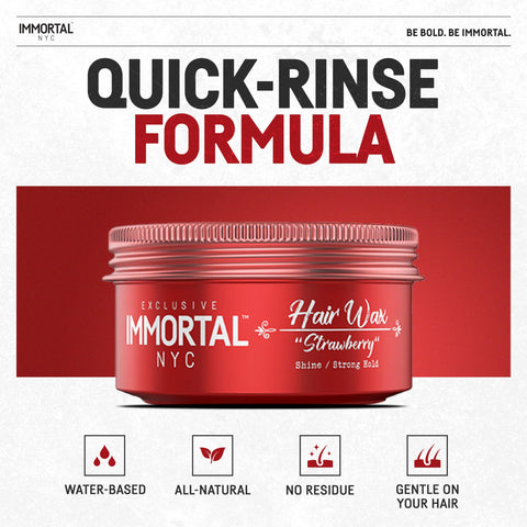 Cera Immortal NYC Roja Hair Wax Strawberry