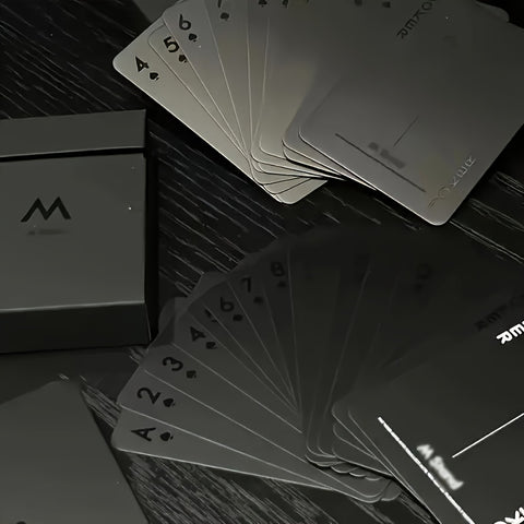Baraja de Cartas Negras Poker