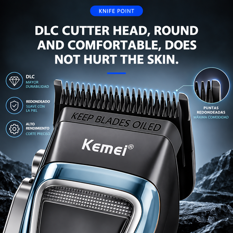 Máquina Hair Clipper Kemei KM-1911