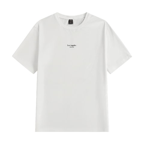 Camisetas Lisas Los Angeles Negro Café Caqui
