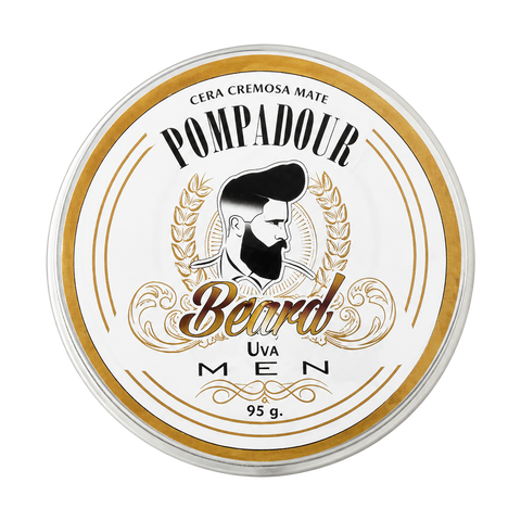 Cera Cremosa Mate Beard Men Pompadour 95g.