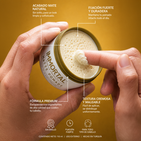 Cera Immortal Premium Matte Pomade