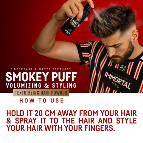 Cera En Polvo Immortal Smokey Puff Negra