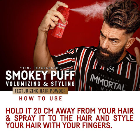 Cera En Polvo Immortal Smokey Puff Roja