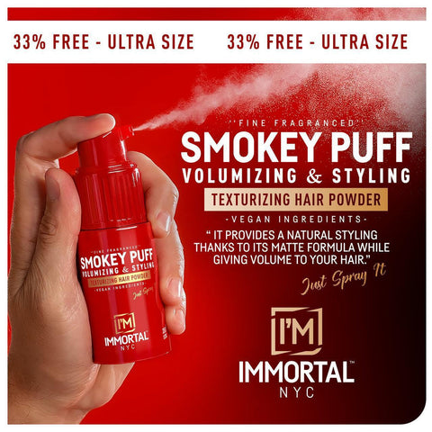 Cera En Polvo Immortal Smokey Puff Roja