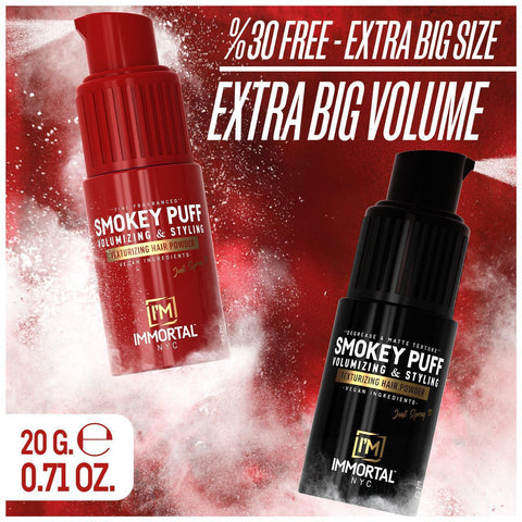 Cera En Polvo Immortal Smokey Puff Roja