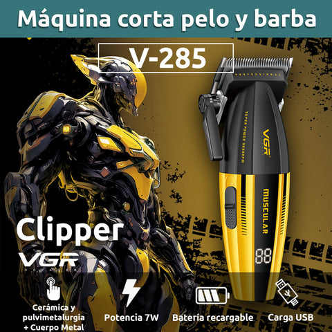 Máquina Hair Clipper VGR Voyager V-285 Muscular C1