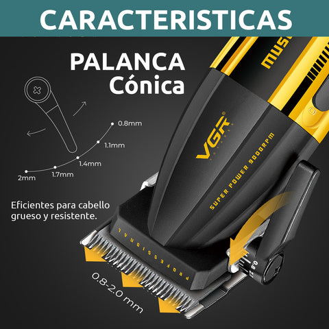 Máquina Hair Clipper VGR Voyager V-285 Muscular C1
