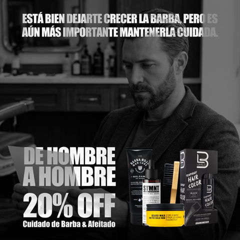 20% OFF en Cuidado de Barba & Afeitado