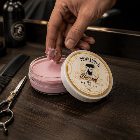 Cera Cremosa Mate Beard Men Pompadour 95g.
