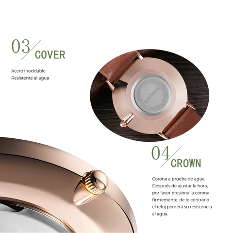 Reloj HM Alonso Azul | Café