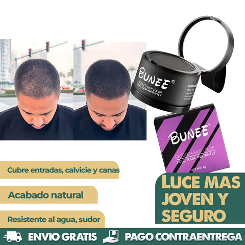 Maquillaje para cabello Bunee - Cubre Canas