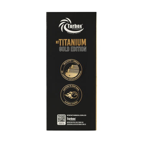 Shaver Turbox Titanium Gold Edition