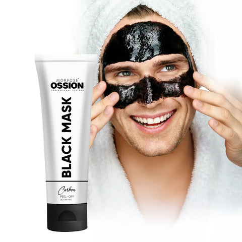 Mascarilla Negra Ossion Carbón Activado